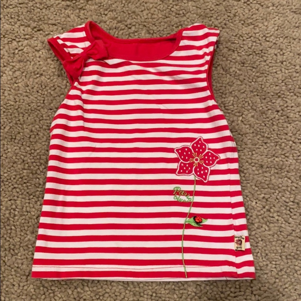Girls Paris Blues tank top